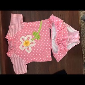 Little me two piece swimsuit